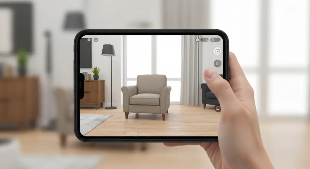 augmented reality meubels